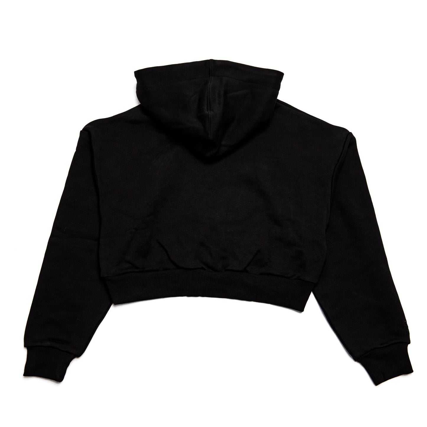 Le Cropped Noir - Black Cropped Hoodie