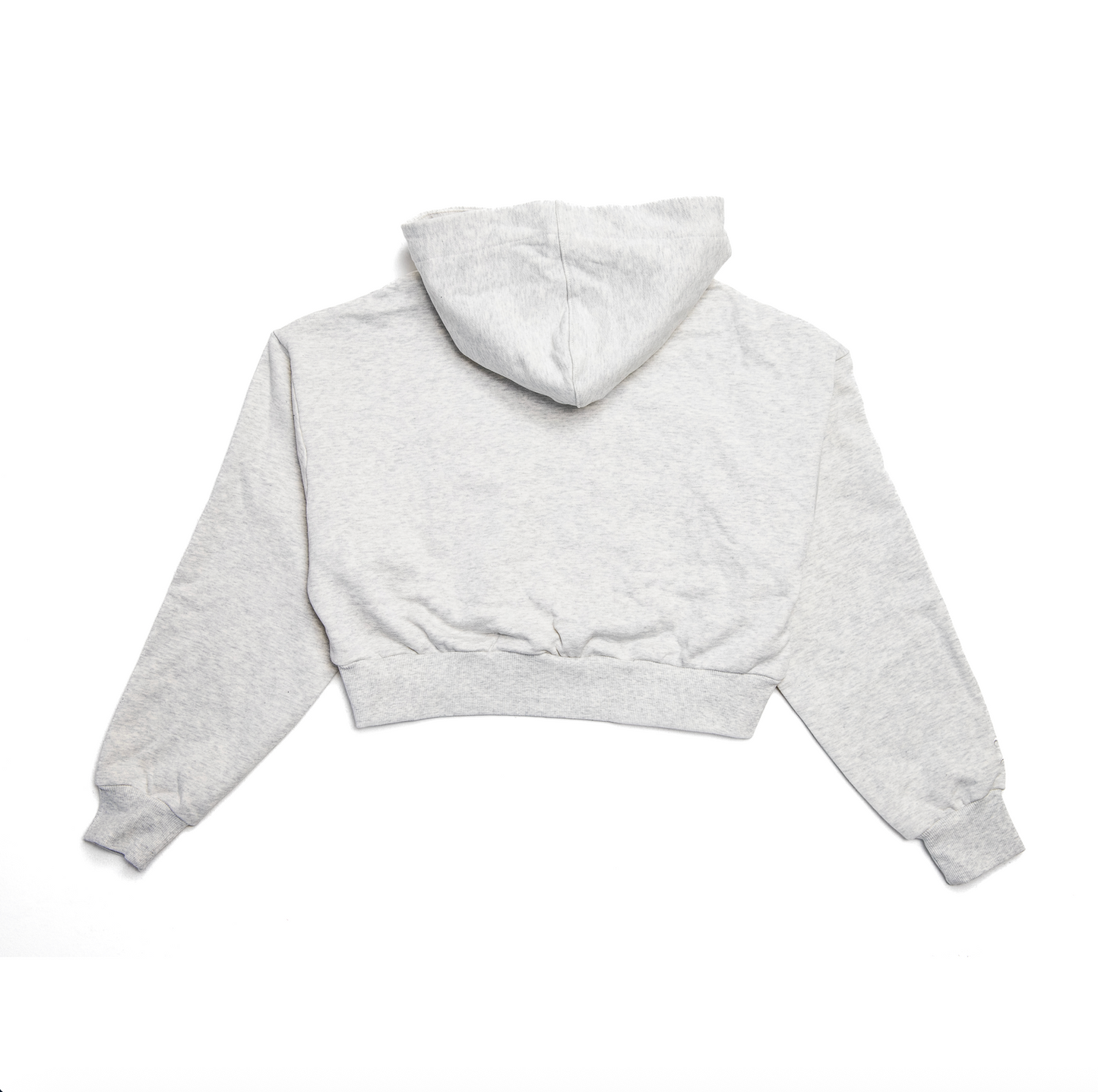 Le Cropped Gris - Grey Cropped Hoodie