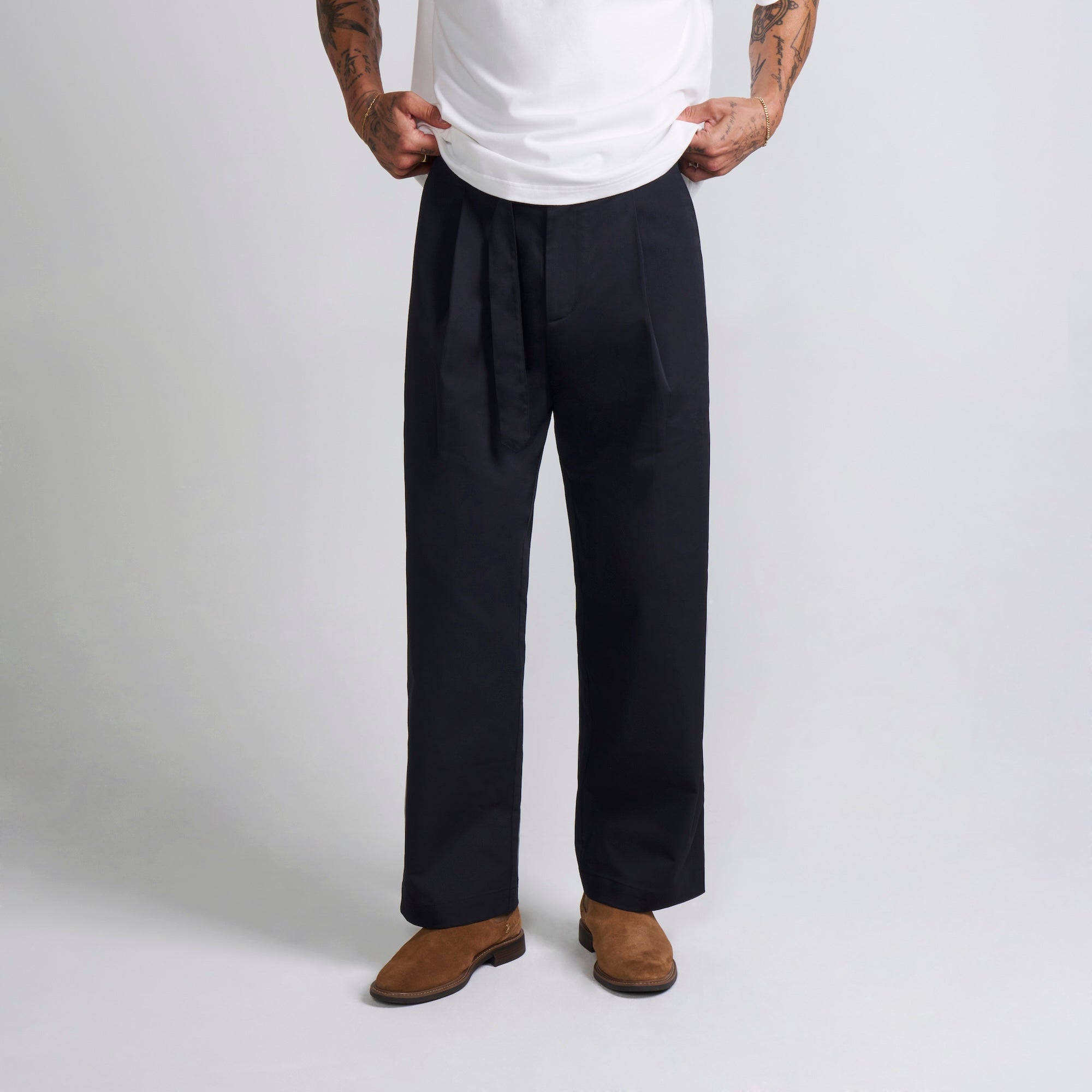 Azur Ceinturé — Tailored Pants